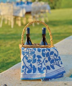 Ginkgo Blue Tea Towels