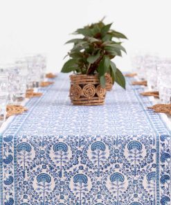 Caroline Blue Table Runner