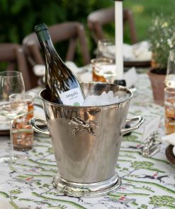 Silver Jockey Handle Ice Bucket