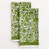 Jade Blossom Tea Towels