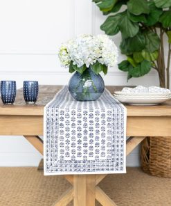 Elise Blue Table Runner