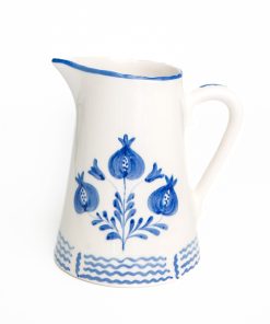 Pomegranate Trio Sketch Cobalt Blue Pitcher