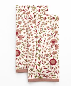 Starflower Fern & Blush Tea Towels