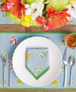 Vintage Jockey Placemats | Set of 4