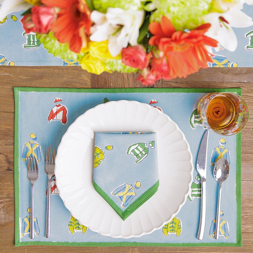 Vintage Jockey Placemats | Set of 4