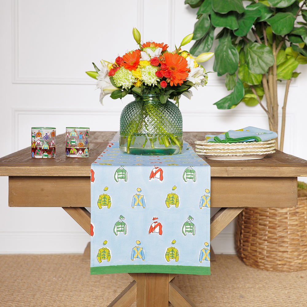 Vintage Jockey Table Runner