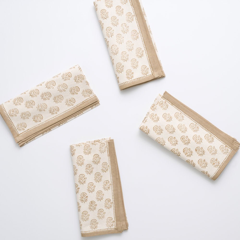 Anika Beige Napkin | Set of 4 - Image 4