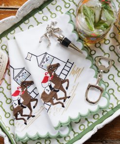 At the Finish Embroidered Napkin | Set of 4