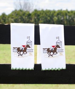 At the Finish Embroidered Tea Towels