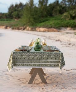 Caroline Green Tablecloth
