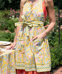 Climbing Dahlia Sunshine Yellow Apron
