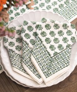 Elise Green Napkin | Set of 4