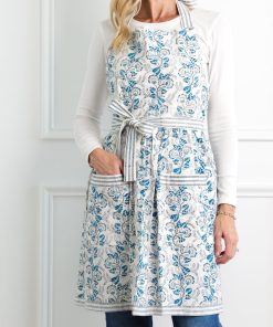 Gardenia Vine Azure Apron