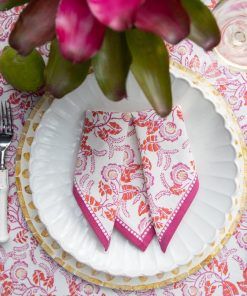 Gardenia Vine Berry Napkin | Set of 4