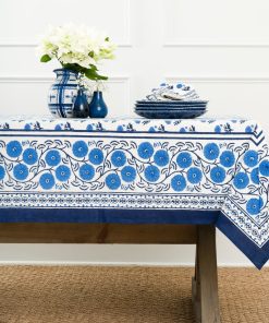 Gaya Cobalt Tablecloth