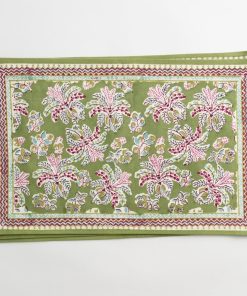 Grecian Palm Fern & Magenta Placemat | Set of 4