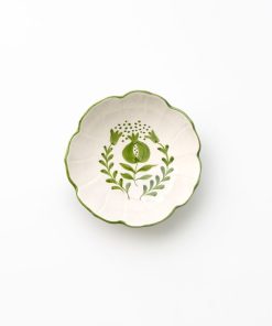 Pomegranate Crest Green Small Snacking Bowl | Set of 4