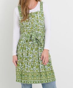 Jade Blossom Apron