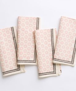 India Hicks Home Mini Sea Biscuit Blush Napkin | Set of 4