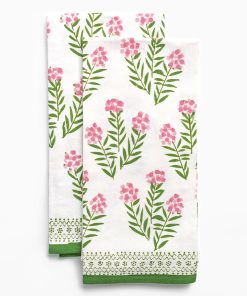 Phlox Pink Tea Towels