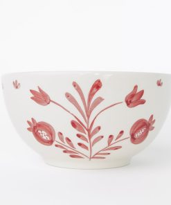 Pomegranate Duet Rose Bowl | Set of 2