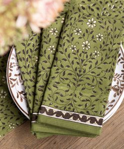 India Hicks Home Queen's Bloom Rum Napkin | Set of 4