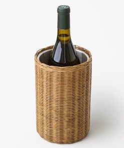 Woven Rattan Wine Cooler