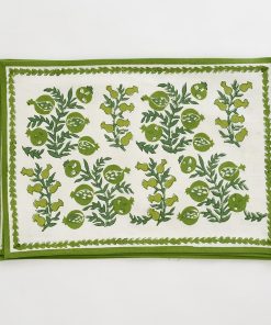 Pom Bells Green Placemat | Set of 4