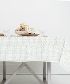 India Hicks Home Palm Avenue Seafoam Tablecloth