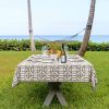 Brown Bamboo Tablecloth