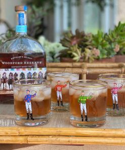 Jockeys Bourbon Glass Mixed Set of 4