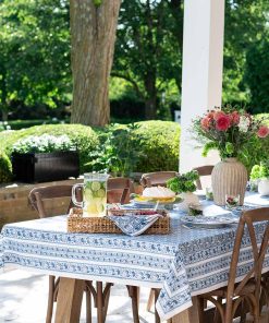 Caroline Blue Tablecloth